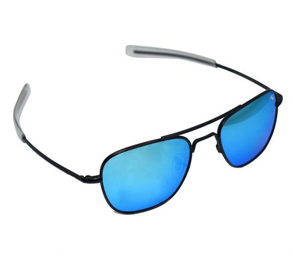 Black Frame Blue Shade Sunglasses for Men