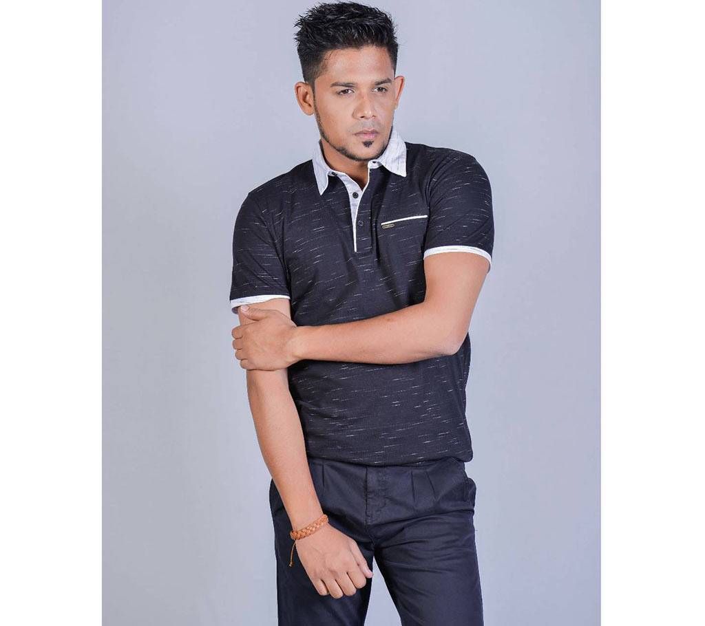 Men's Muscle Fit Casual Polo T-Shirt