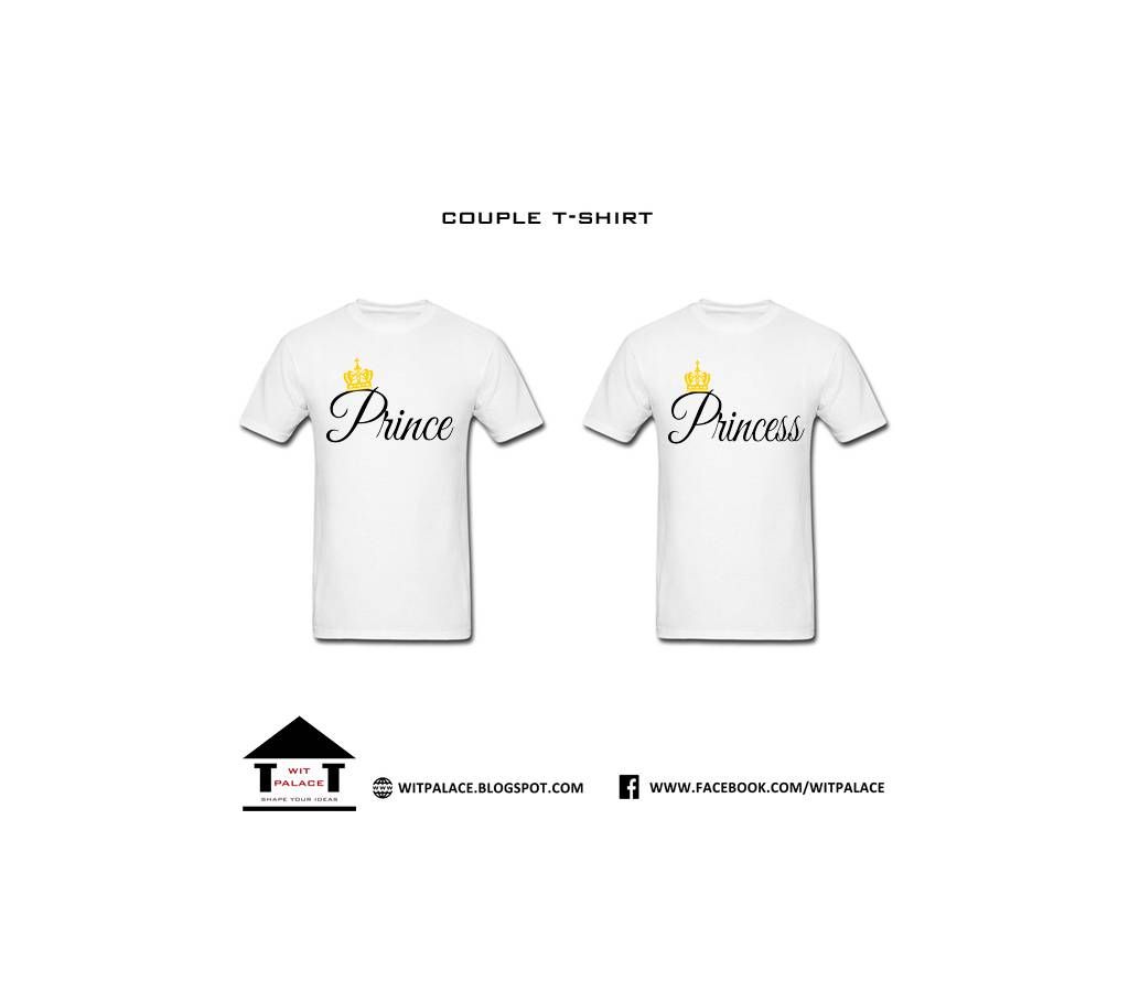 Couple Tshirts  Half Sleeve Cotton T-Shirt