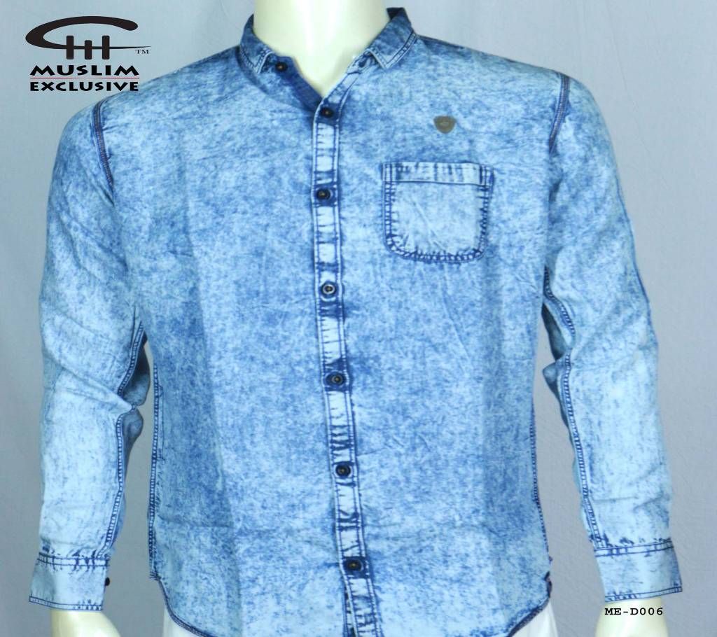 Muslim Exclusive Denim Shirt