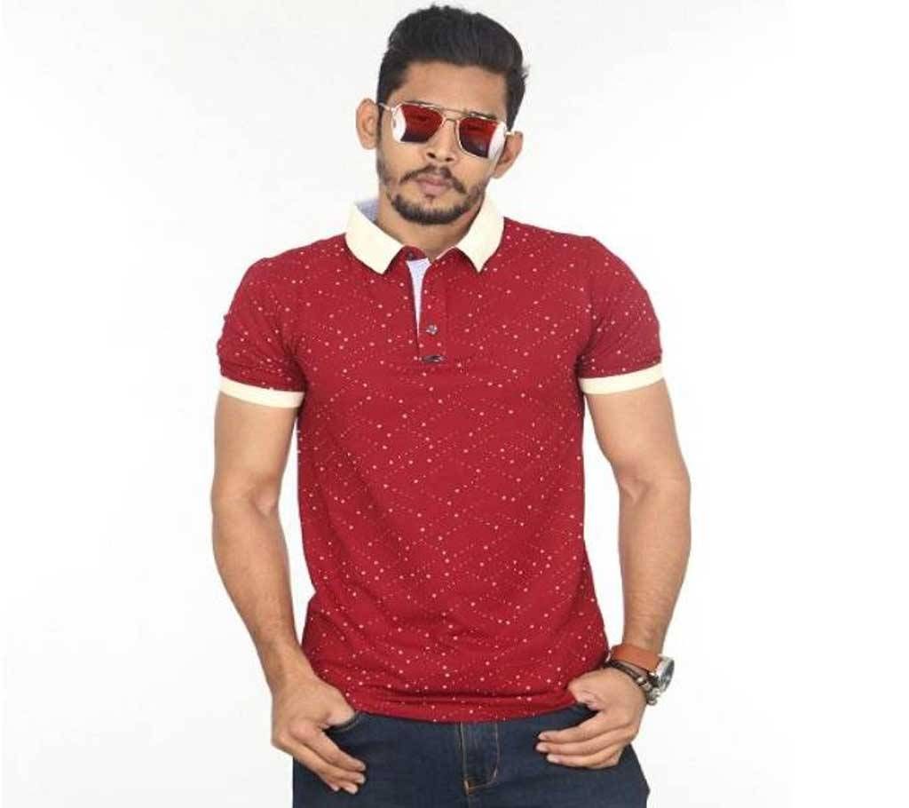 Slim fit Cotton Classic Polo Shirt (Imported)-071