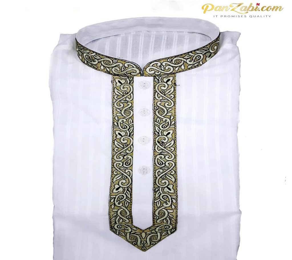 Mens Embroidery Cotton Panjabi