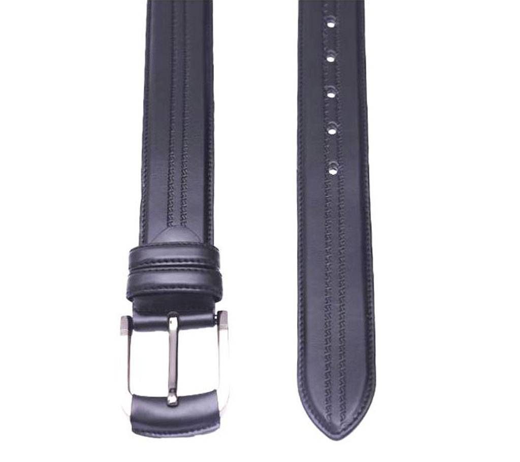 Black Artificial Leather Belt