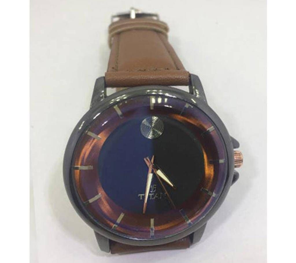 Titan watch for men- Golden