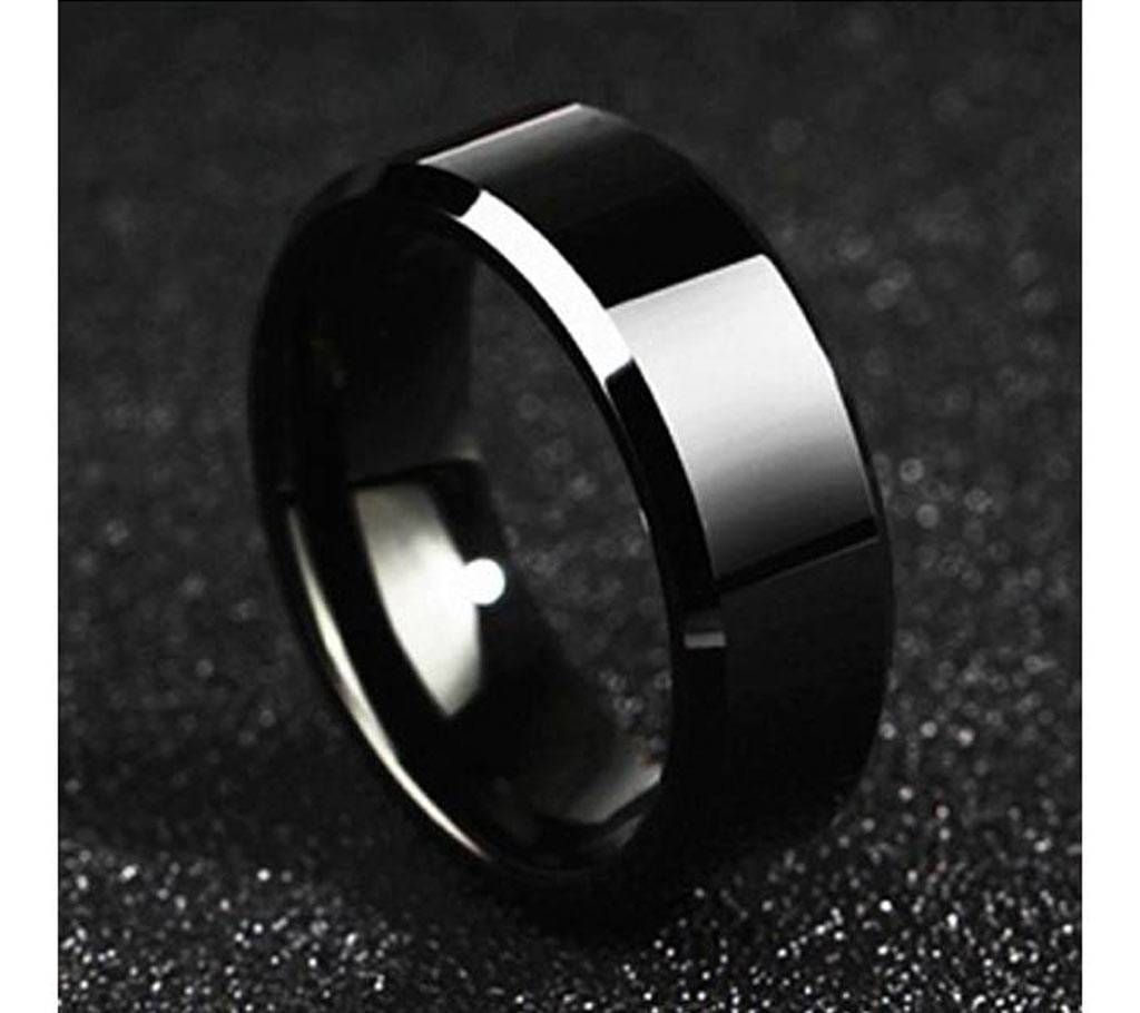 Men's Metallic Finger ring Black
