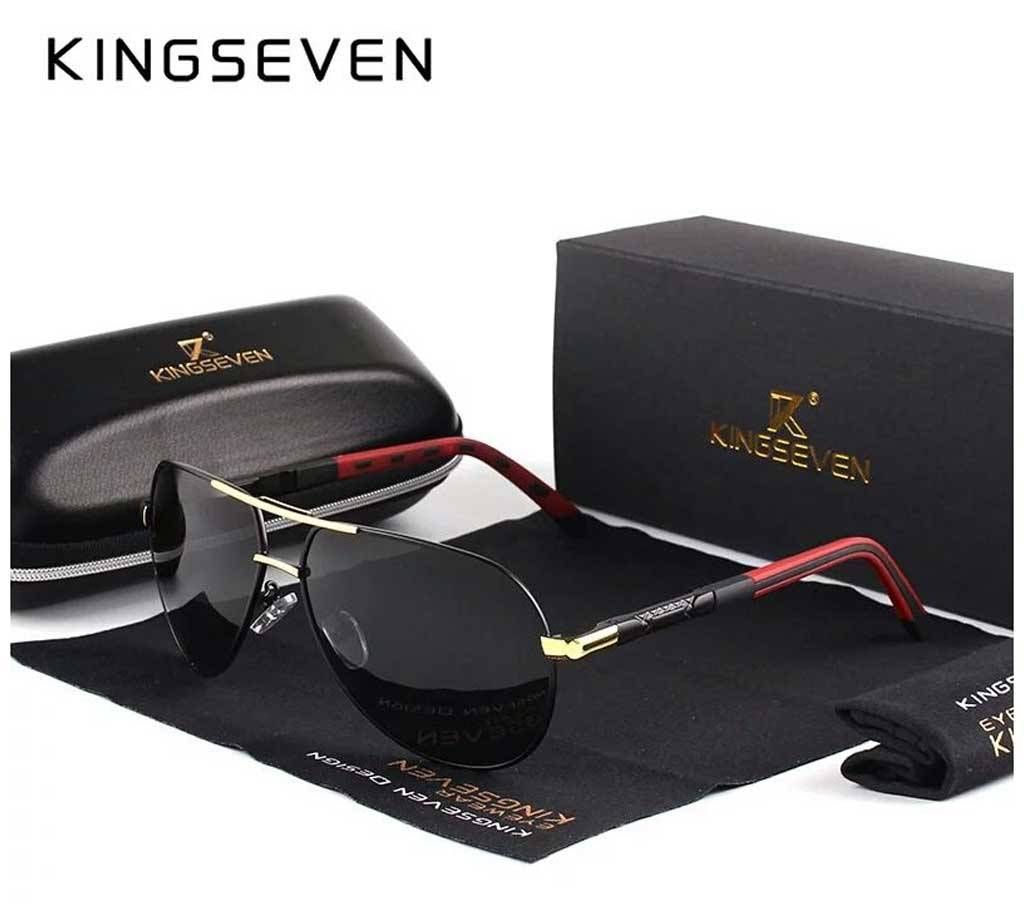 KINGSEVEN Men Vintage Aluminum HD Polarized Sunglasses