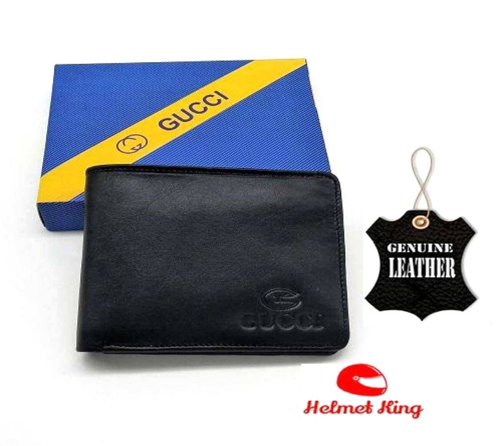 Gucci Leather Wallet for Men -  Money Bag - Black