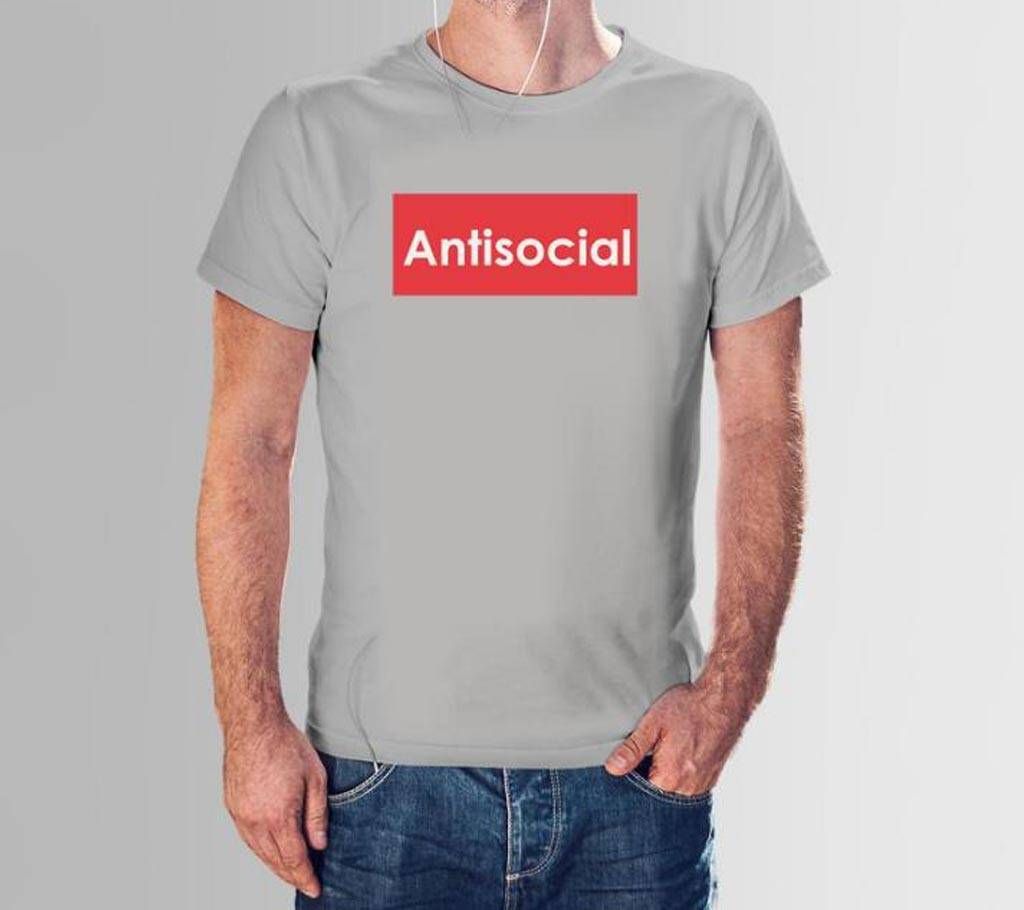 Antisocial Cotton T-shirt For Men