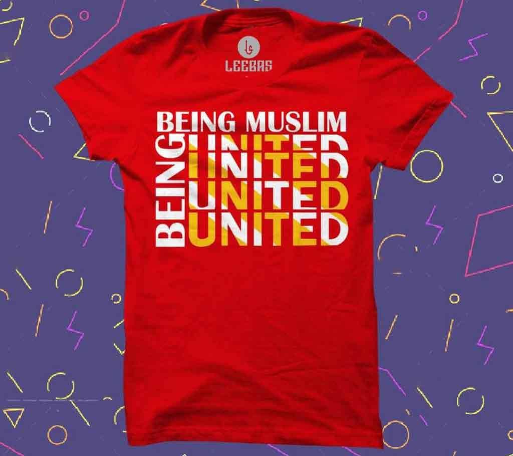BEING UNITED Graphic T-shirt - RED - LB 88 - LBS