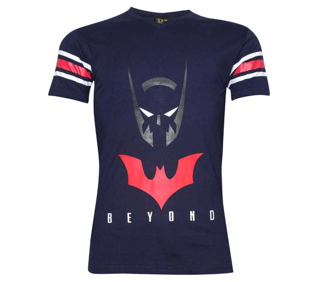 Batman vs Superman Printed V Neck T-shirt For Men