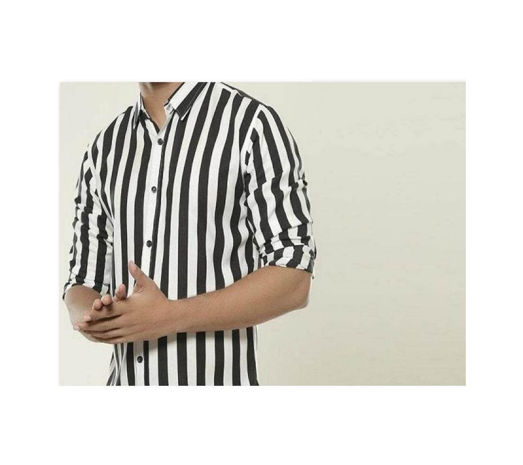 Stylish Latest Casual Black and White Check Shirt