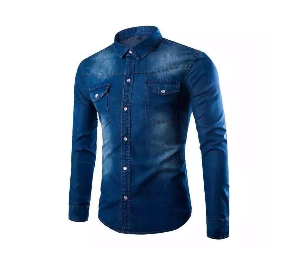 wholesale-Brand New Full Sleeve Denim Shirt For Men