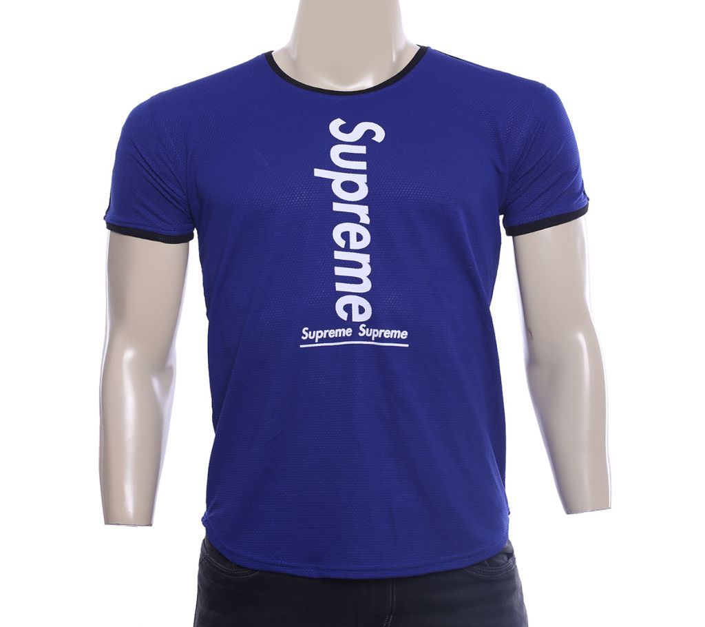 Universe Half Sleeve Comfortable T-Shirt for man-deep blue