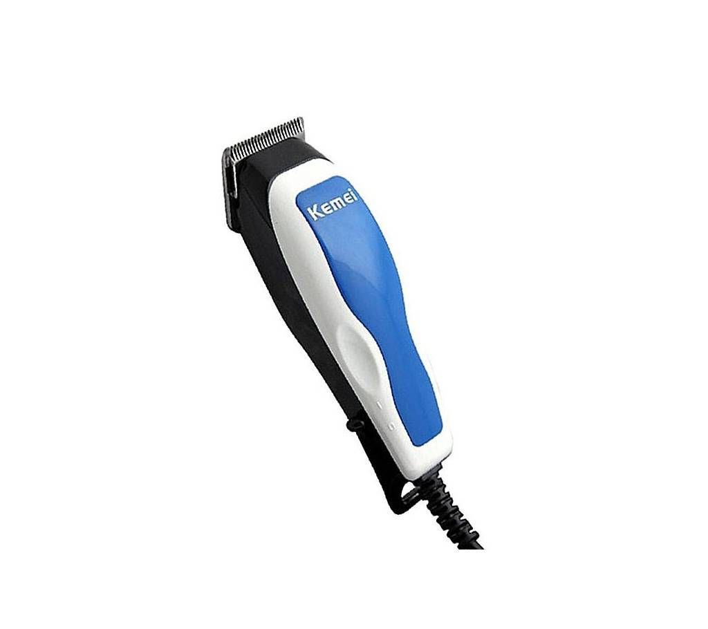 Kemei KM-2208 Hair Trimmer - White and Blue
