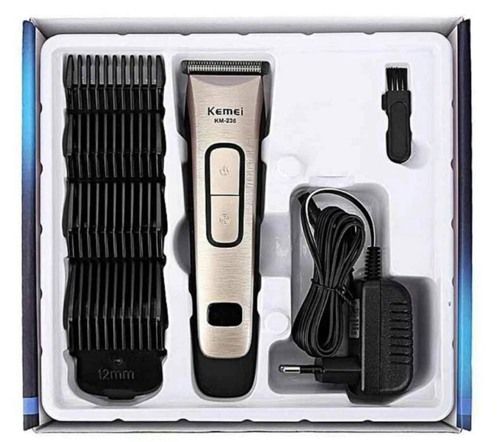 Kemei KM-236 Trimmer for Men Balck and Silver