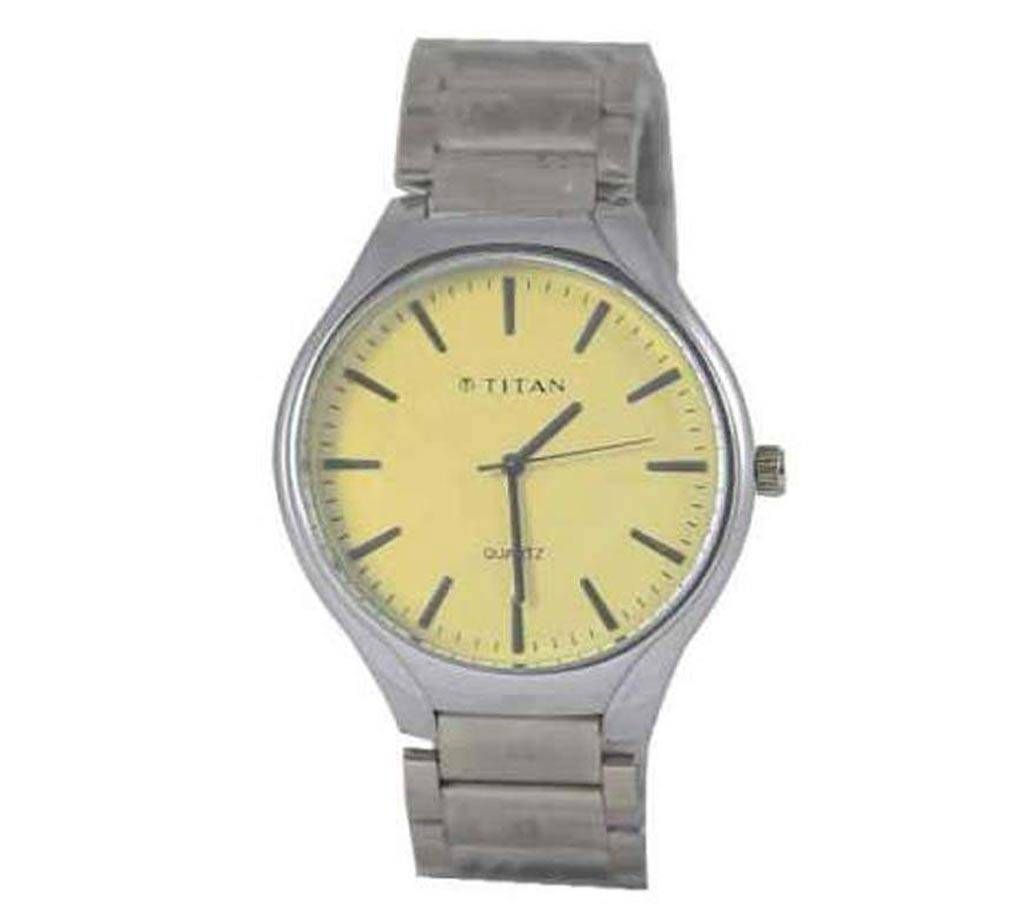 Titan Men's Watch - Yellow (Copy)