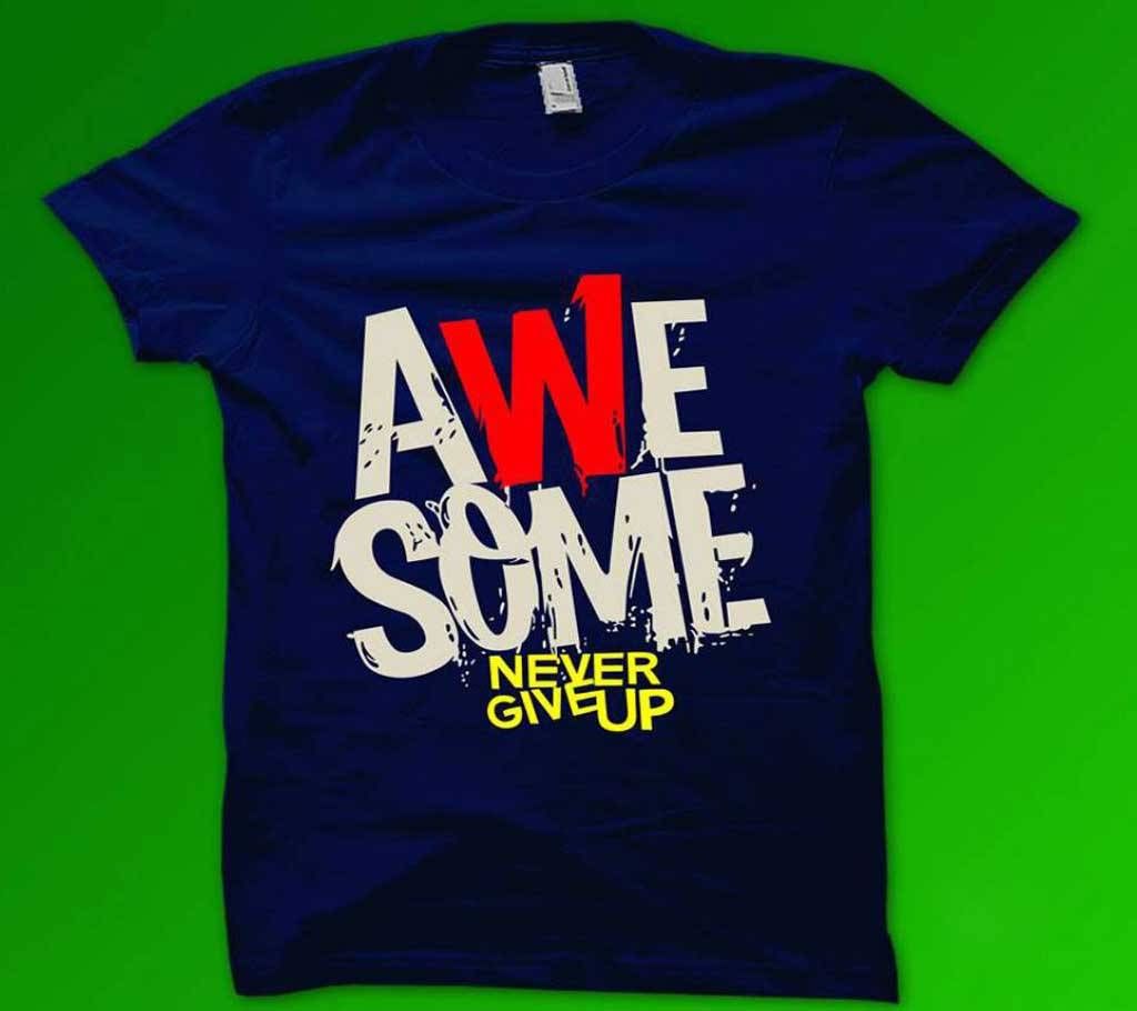 Awesome Menz Half Sleeve T-Shirt