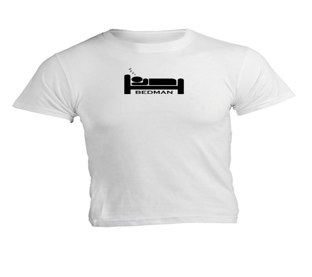 Mens T-Shirt-Bed Man