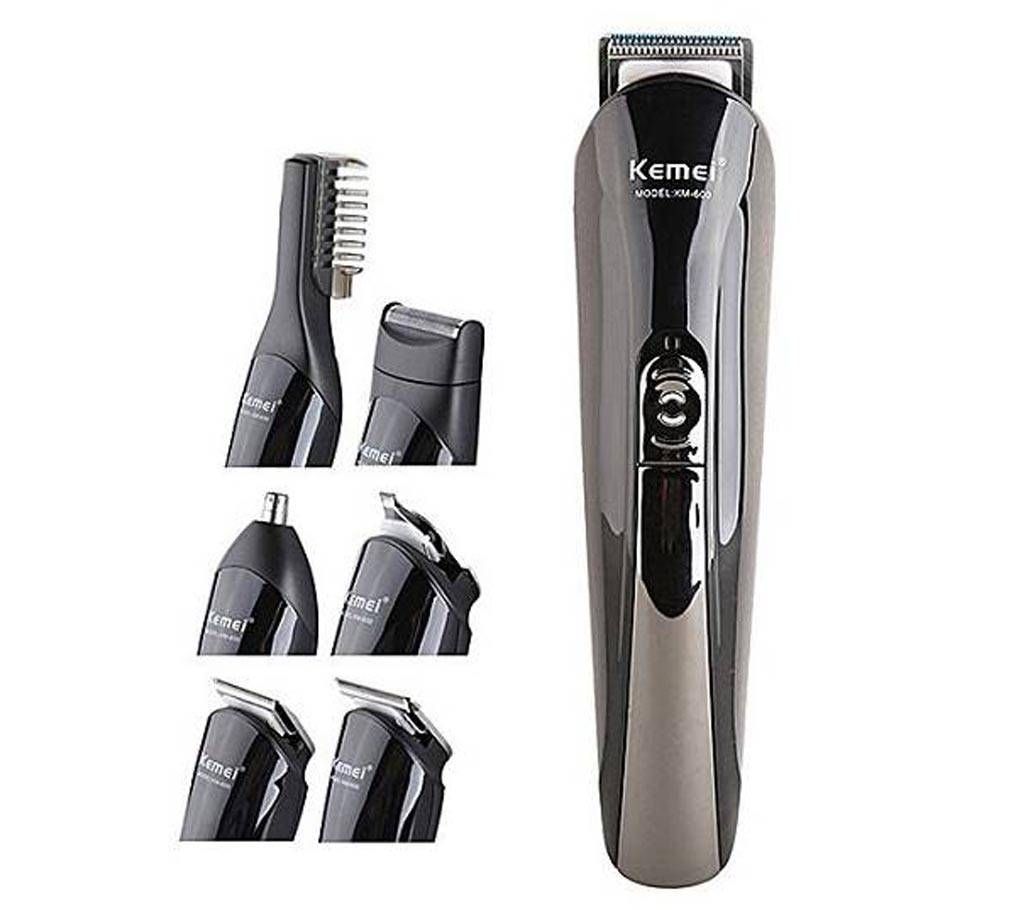 Kemei KM - 600 Professional Hair Clipper Electric Shaver Trimmer - Black
