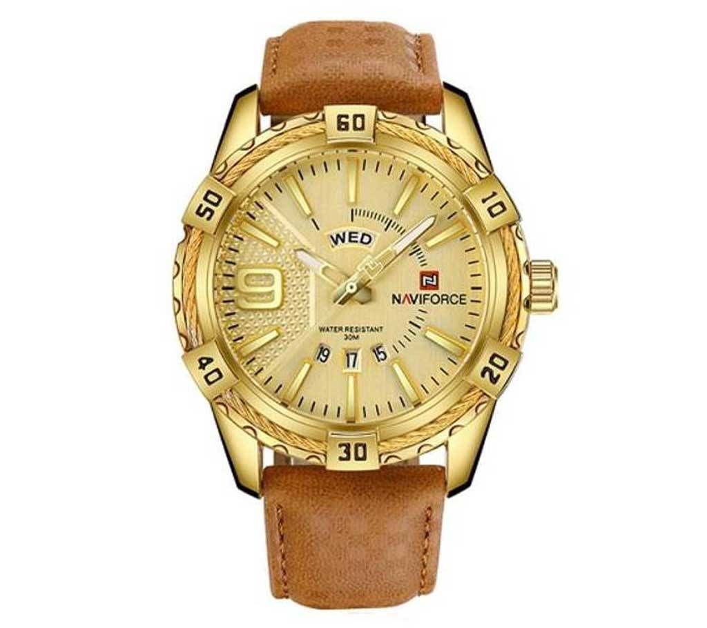 NF9117 - PU Leather Analog Watch