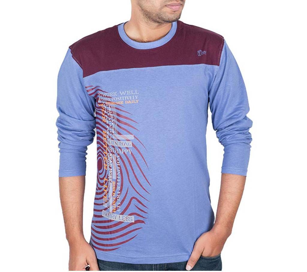 Mens Full Sleeve T-Shirt 37929 - BLUE