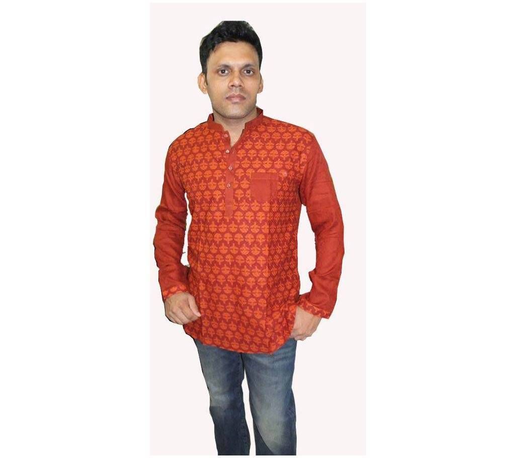 Full sleeve hand loom fotua for men 