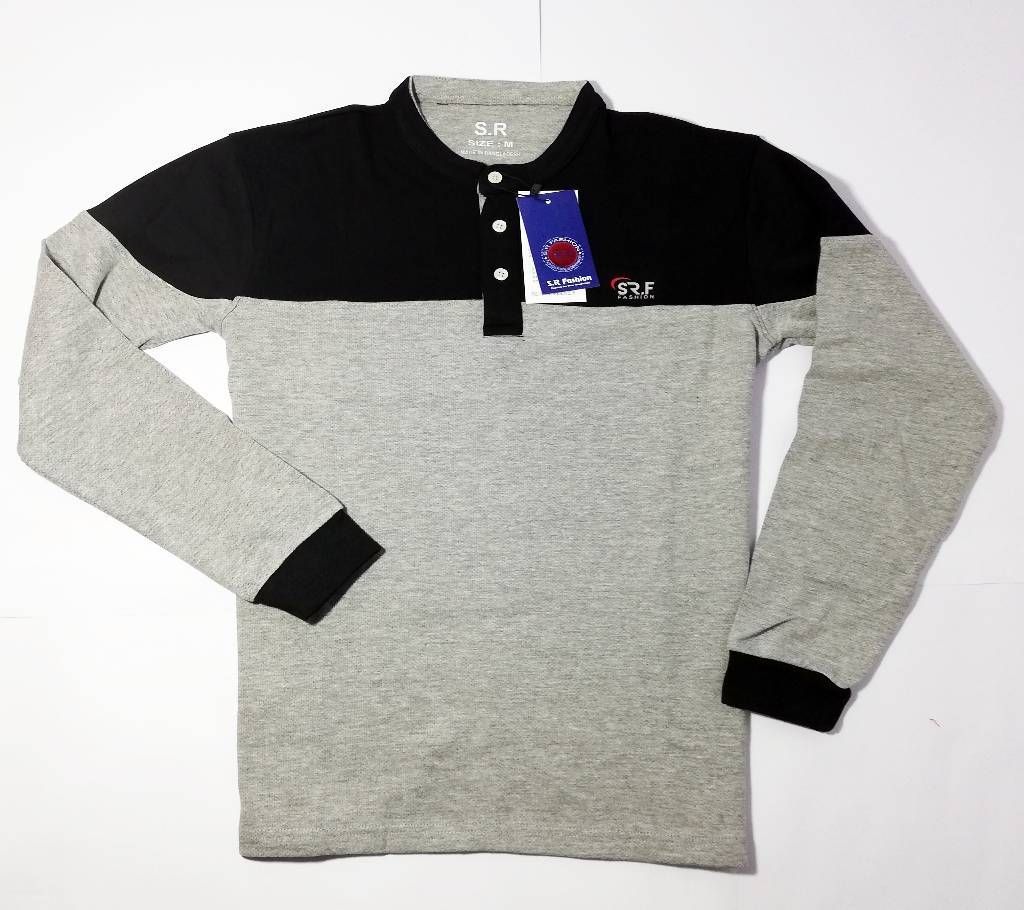 full sleeve cotton t shirt for men 2 pieces combo 