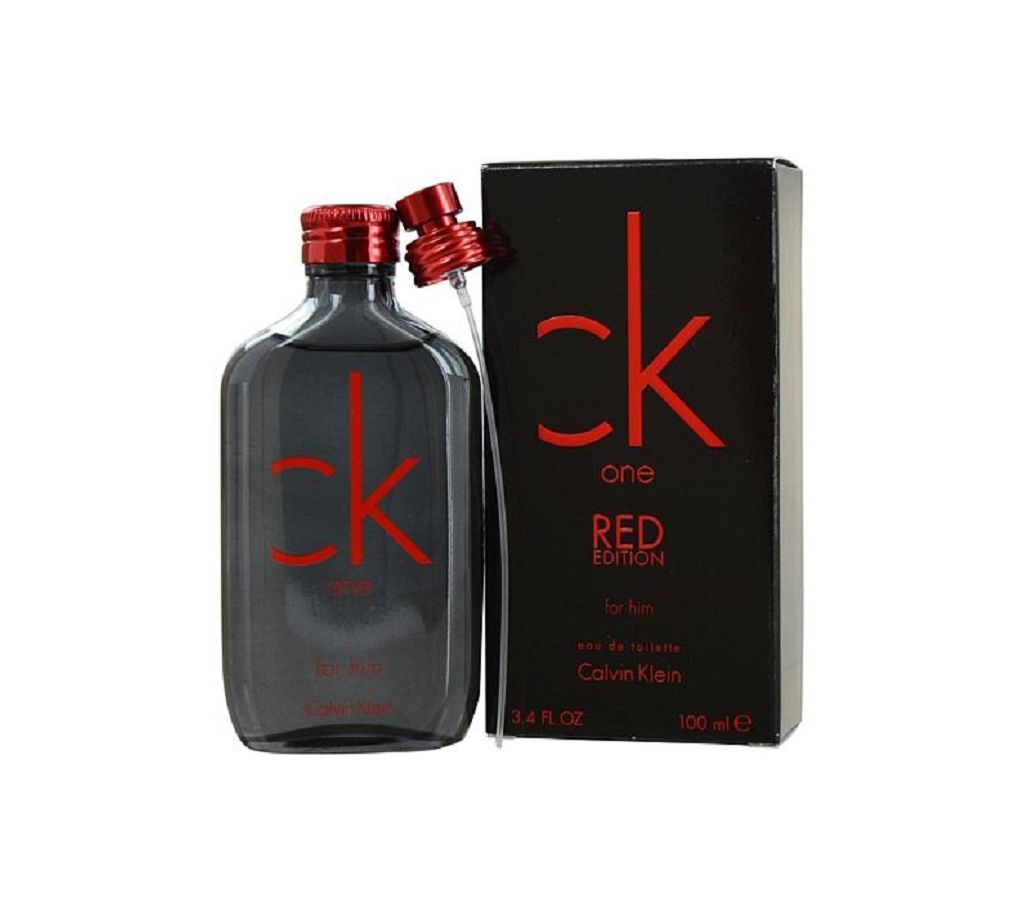 CK One Red Edition by Eau de Toilette Spray for Men - 100ml