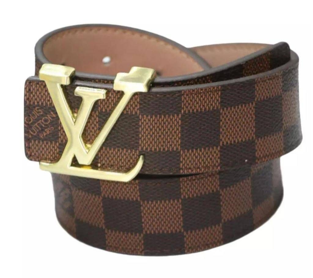 aartificial leather chocolate belt for men