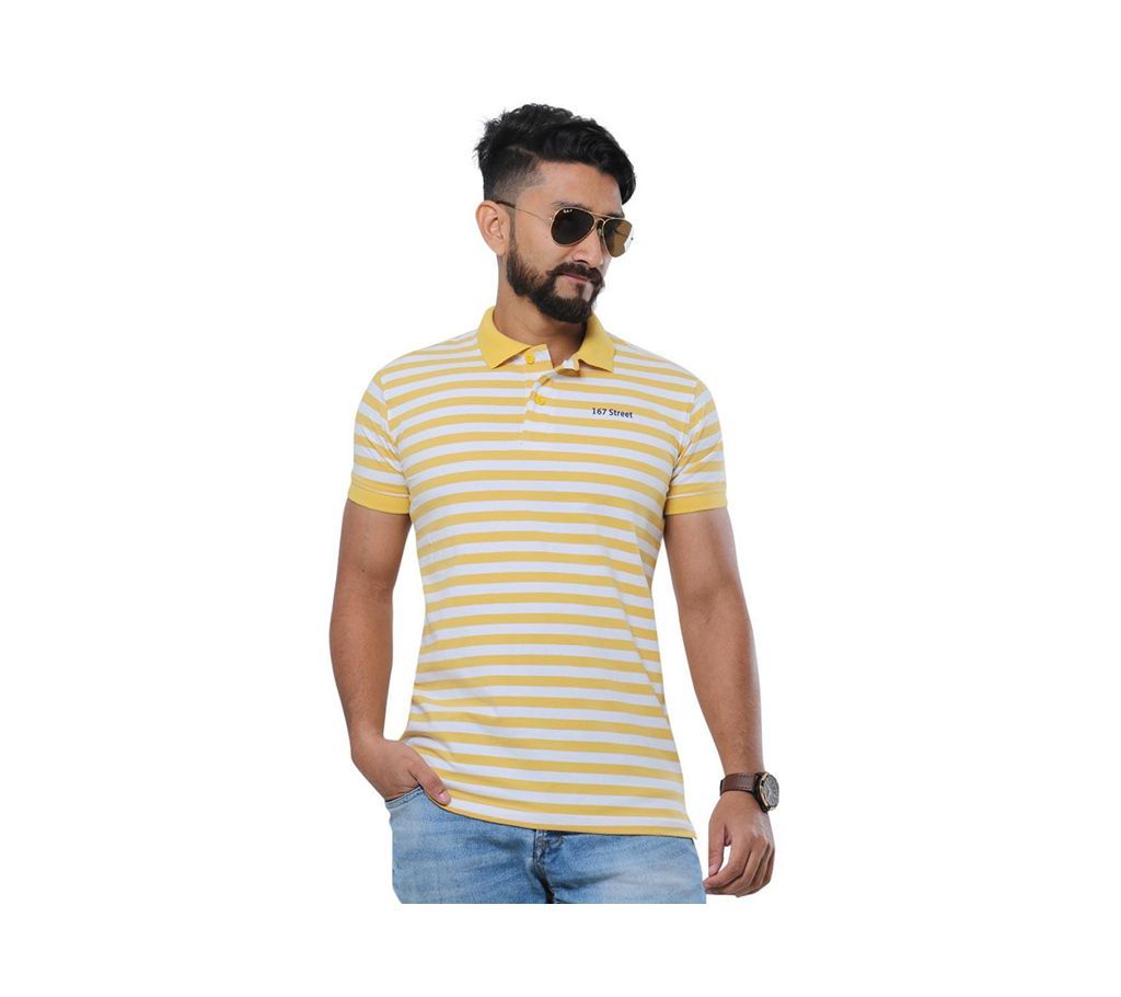 Cotton Kraft Mens Stripe Polo PO-174