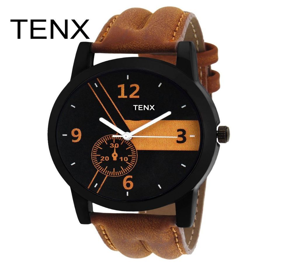 Black Dial Analog Watch For Men - TM85 - BAL