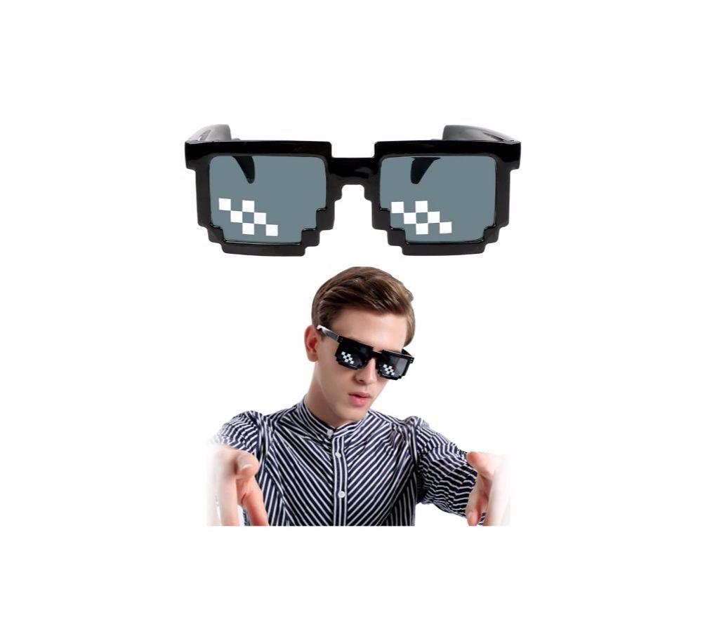 Thug Life Boss Star Pixel Sunglasses For Men