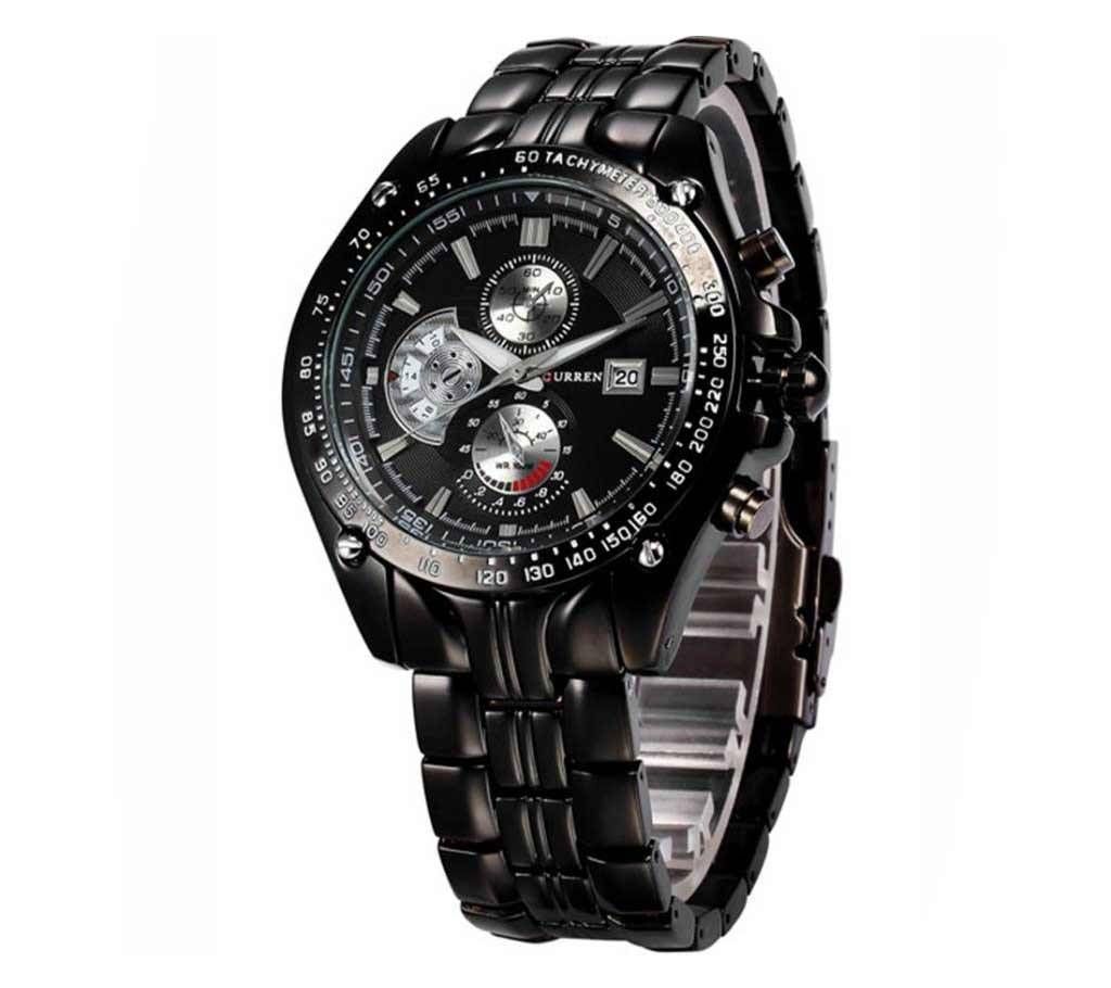 CURREN 8083 Expedition Analogue Black Dial Watch Copy