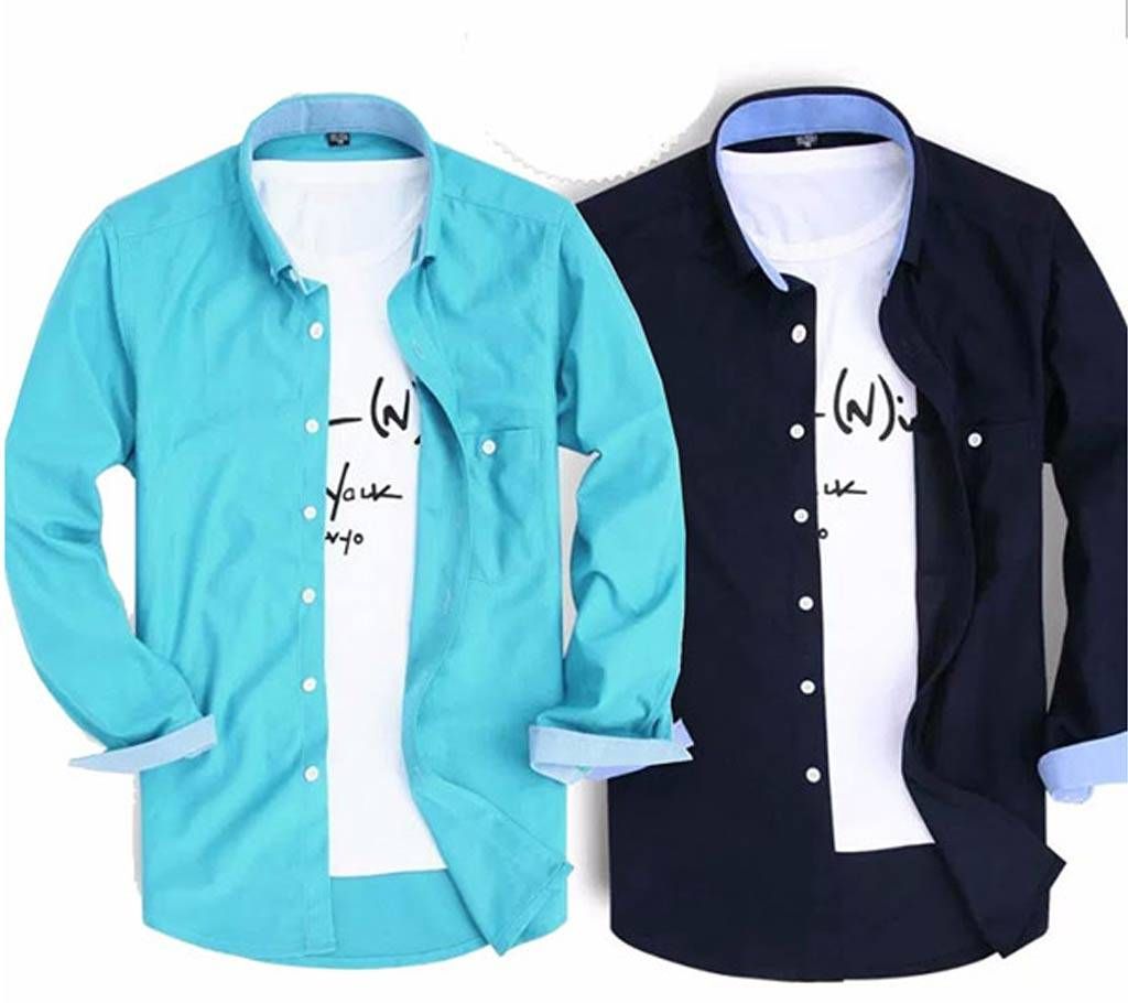 Indian Full Sleeve Casual Shirt (Comboo)