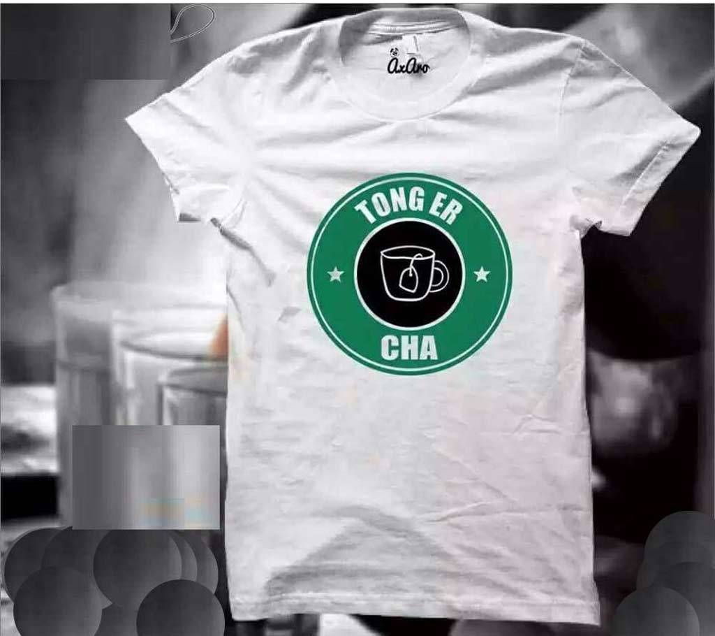 Tonger Cha Mens Round Neck T-Shirt