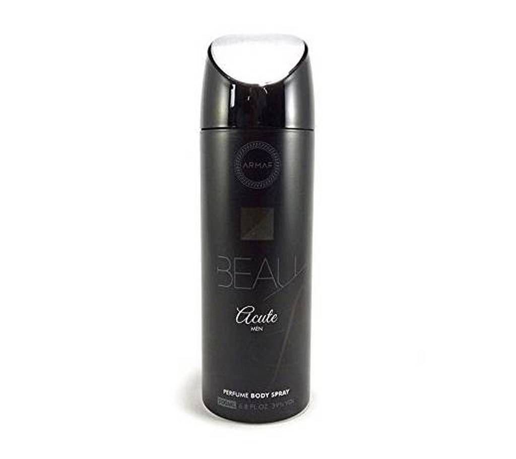 Armaf Beau Acute Deodorant Body Spray For Men - 200ml - UAE