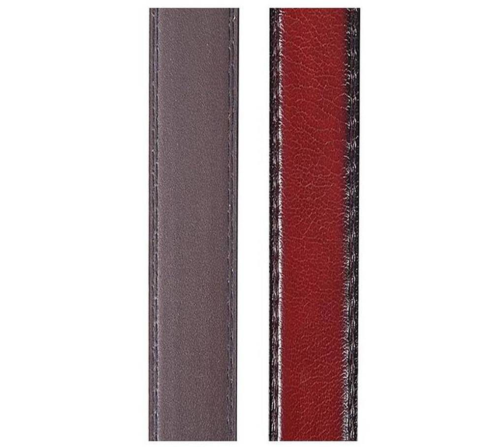 Browm Mixed Leather Casual Belt for Men 
