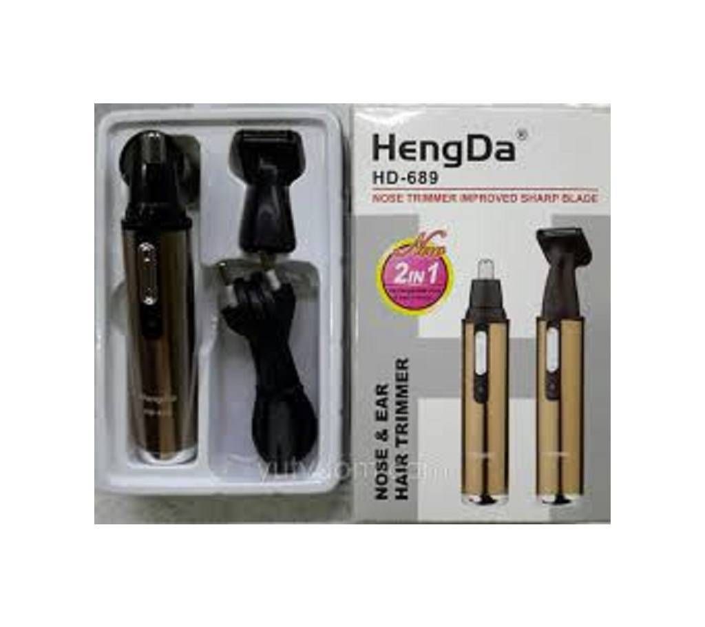 HengDa HD-689 (2 In 1) Nose & Ear hair Trimmer