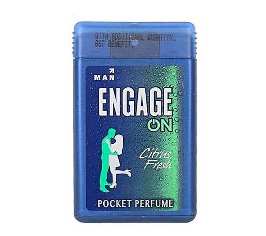 ENGAGE Man Citrus Fresh Pocket Perfume for men - 18 ml India 