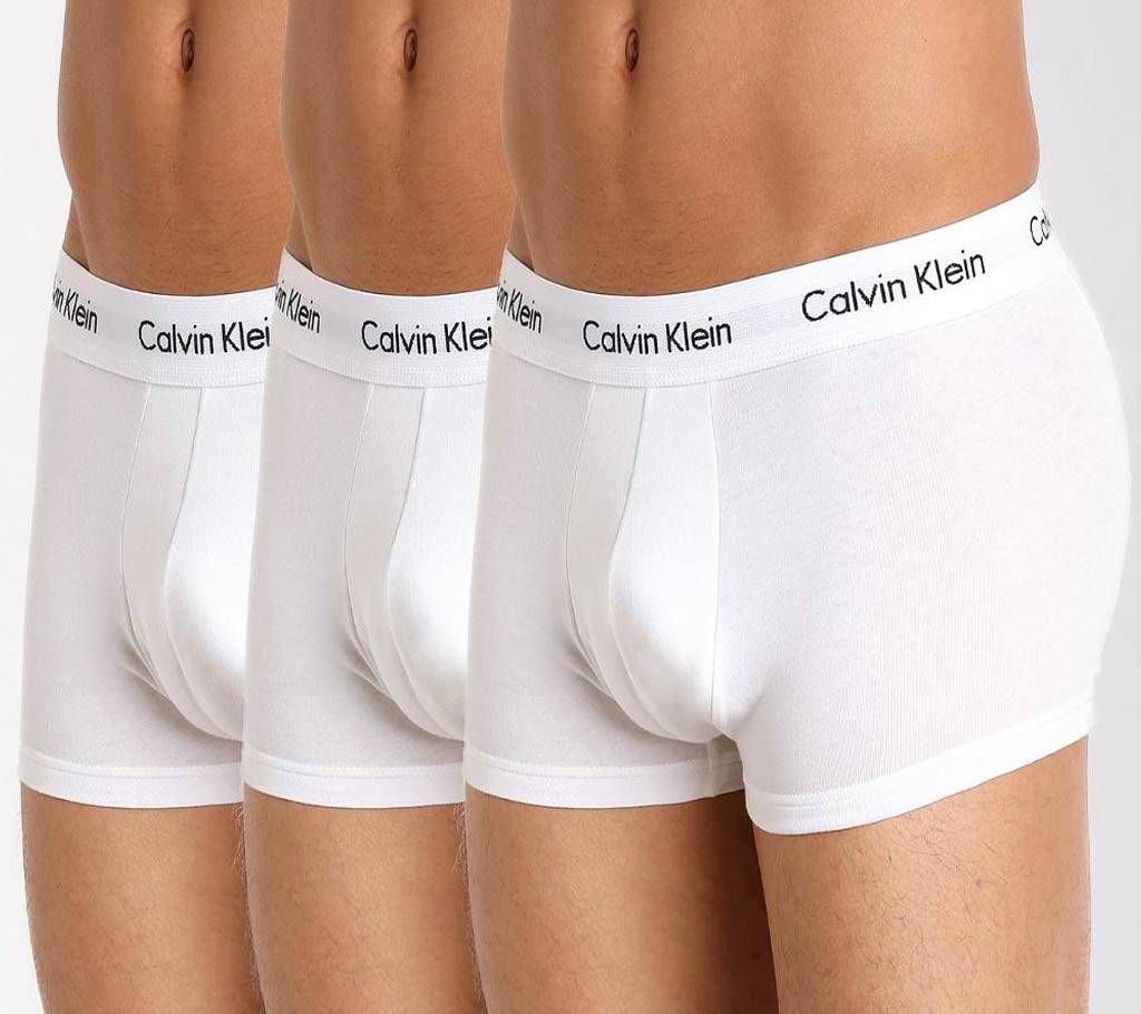 Pack of 3 Cotton Boxers for Men