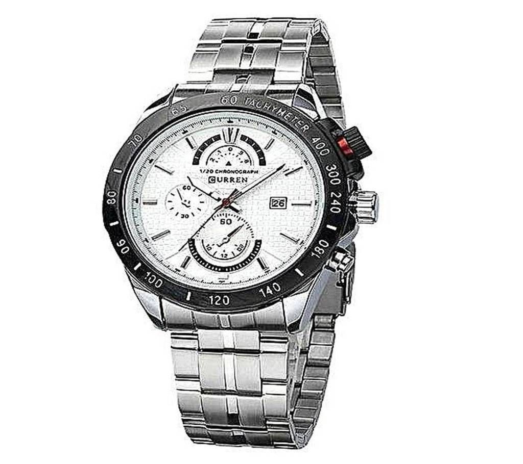 Curren Stainless Steel Chronograph Watch Watch For Men