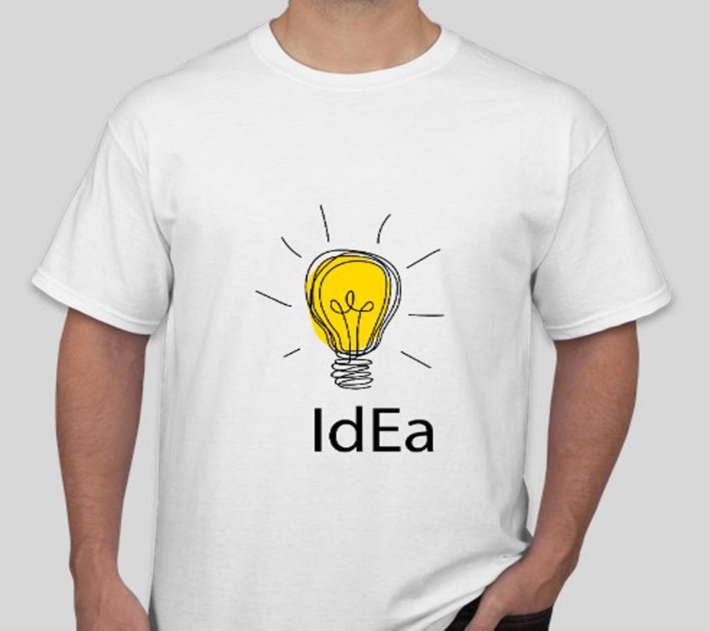 Idea - Half Sleeve Cotton T-Shirt For Men