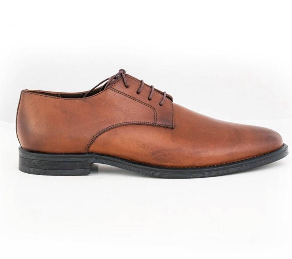 OXFORD PLAIN TOE BROWN SHOE