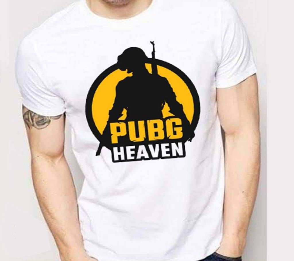 PUBG HEAVEN Menz Round Neck T-Shirt
