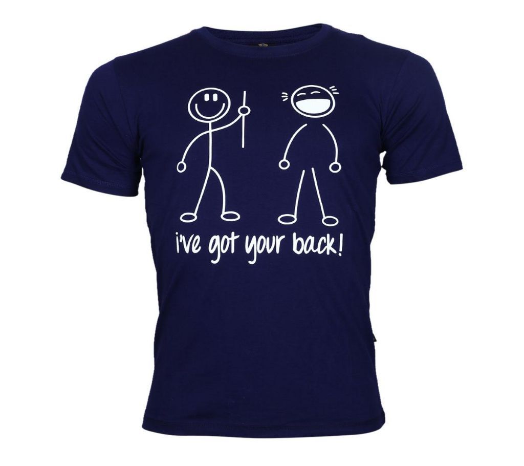 Navy Blue Color Half Sleeve t Shirt