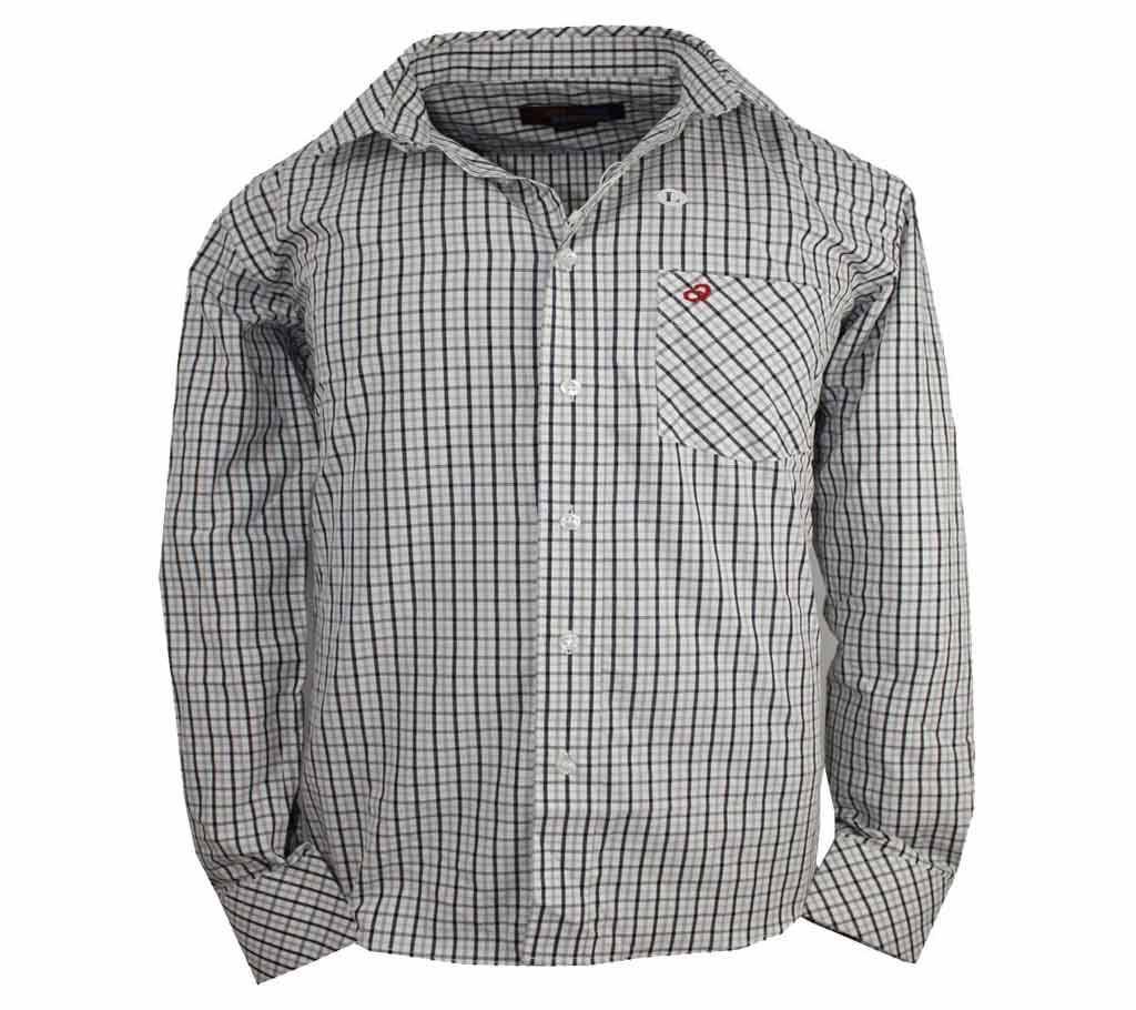 Adda Mens cotton check shirt