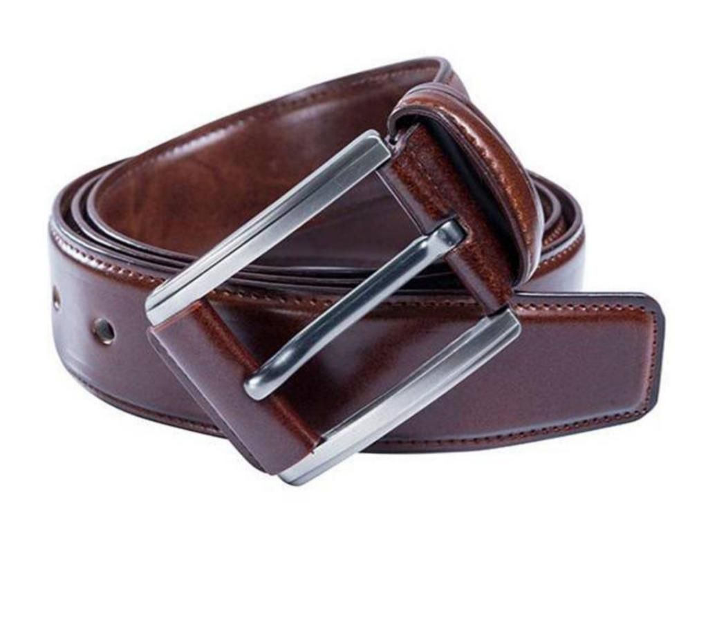 artificial leather belt brown for men