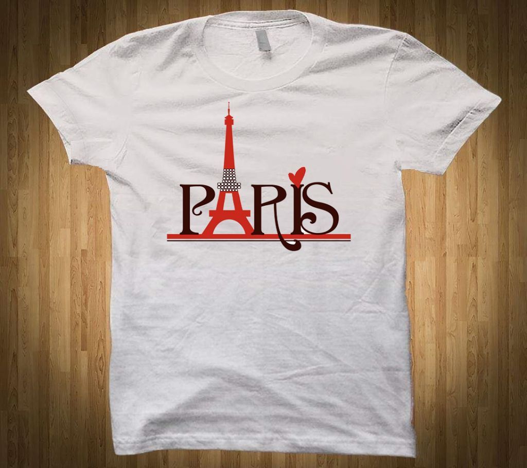 Paris Menz Half Sleev Tshirt