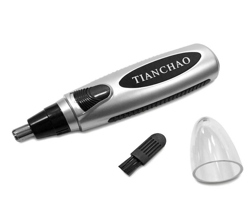 Ear Nose Trimmer Electric Shaver Beard Face Eyebrows Nose Hair Trimmer Automatic Removal MAN WOMAN sliver and black