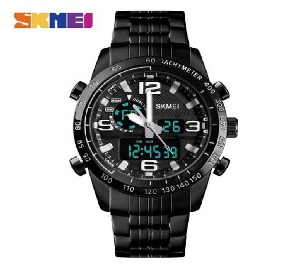SKMEI 1453 Luxury Men Military Watches Stainless Steel Waterproof ( Original )